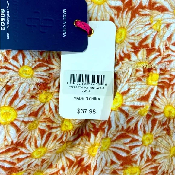 New Simply Southern Blouse - Picture 6 of 8